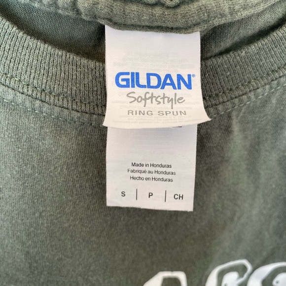 Gildan Bad Ass Babes Club T-Shirt Green Size Small - Picture 2 of 6